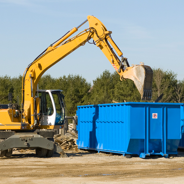 can i choose the location where the residential dumpster will be placed in Waterloo IA